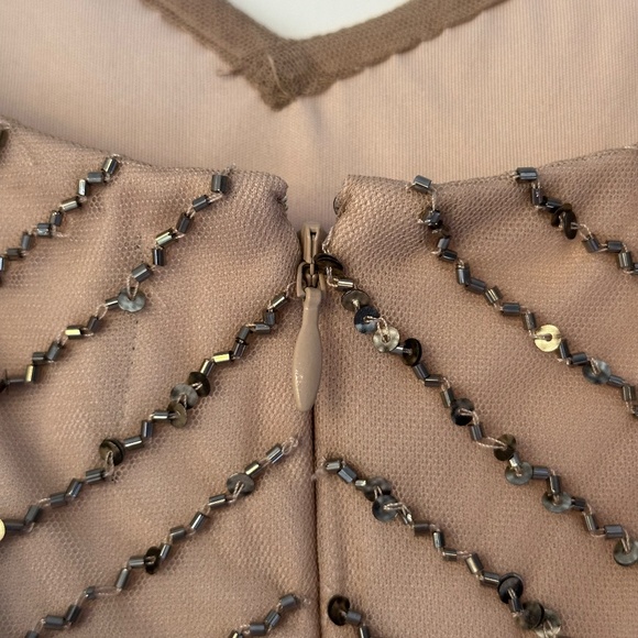 Adrianna Papell Beaded Blouson Dress - Picture 6 of 11